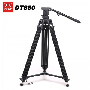 DIAT DT850 Statyw wysokiej jakości statyw wideo do profesjonalnego fotografowania statywu do kamery